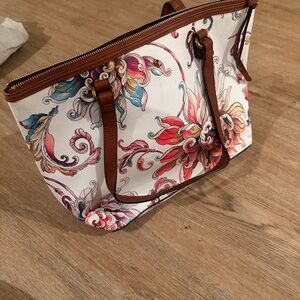 Elliott Lucca Multicolor Floral Shoulder Bag